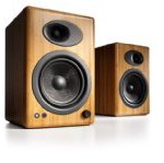 Audioengine A5+ Premium Powered Speaker Pair (Carbonized Solid Bamboo)