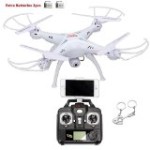 Syma X5SW 4 Channel Remote Controlled Quadcopter with HD Camera for Real Time Video Transmission, 31 x 31 x 10.5cm, White Reviews