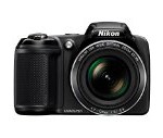 Nikon Coolpix L340 Digital Camera, Black