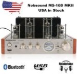 Nobsound® MS-10D MKII Hybird Tube Amplifier with Bluetooth/USB/Headphone for Hifi