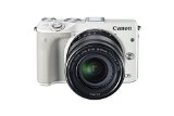 Canon EOS M3 Mirrorless Camera Kit with EF-M 18-55mm Image Stabilization (IS) STM Lens – Wi-Fi Enabled (White)