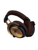 Basstyle TH-5001 Professional Monitor Headphones Over-Ear Stereo DJ Headphones for Studio Broadcasting Radio Station Intercoms and Mobile Phones Home Mini Hi-fi Systems with 3.5mm 6.3mm Jack (Gold)