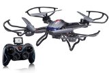 Holy Stone F181 RC Quadcopter Drone with HD Camera RTF 4 Channel 2.4GHz 6-Gyro Headless System, Black