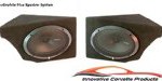 68-77 Corvette 45 Degree Speaker Sysyem with Rockford Fosgate Prime Speakers