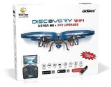 UDI U818A WiFi FPV RC Quadcopter Drone with HD Camera – 2.4GHz 4 CH 6 Axis Gyro RTF Includes BONUS BATTERY + Power Bank (Quadruples Flying Time)