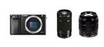 Sony Alpha a6000 Digital Camera Wi-Fi w/ 18-55mm 55-210mm Zoom Lens Bundle