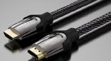 High Speed HDMI Cable 2 meter by EVOLVE – Latest Ultra HD 4k 2160p Pro Series Premium Elite Braided Gold Plated for PS4, PS3, Xbox 360, Mac, HDTV, LCD