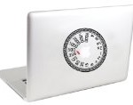 Leica Camera Mode Dial Macbook Vinyl Decal