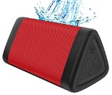 Cambridge SoundWorks OontZ Angle 3 Next Generation Ultra Portable Wireless Bluetooth Speaker : Louder Volume 10W+, More Bass, Water Resistant, Perfect Speaker for Golf, Beach, Shower & Home (Red)