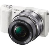 Sony a5100 16-50mm Mirrorless Digital Camera with 3-Inch Flip Up LCD (White)