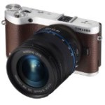 Samsung NX300 20.3MP CMOS Smart WiFi Mirrorless Digital Camera with 18-55mm Lens and 3.3″ AMOLED Touch Screen (Brown)