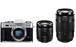 Fujifilm X-T10 Mirrorless Digital Camera Kit (Silver) with XC16-50mm F3.5-5.6 and XC50-230mm F4.5-6.7 Lenses