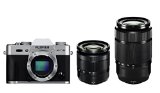 Fujifilm X-T10 Mirrorless Digital Camera Kit (Silver) with XC16-50mm F3.5-5.6 and XC50-230mm F4.5-6.7 Lenses